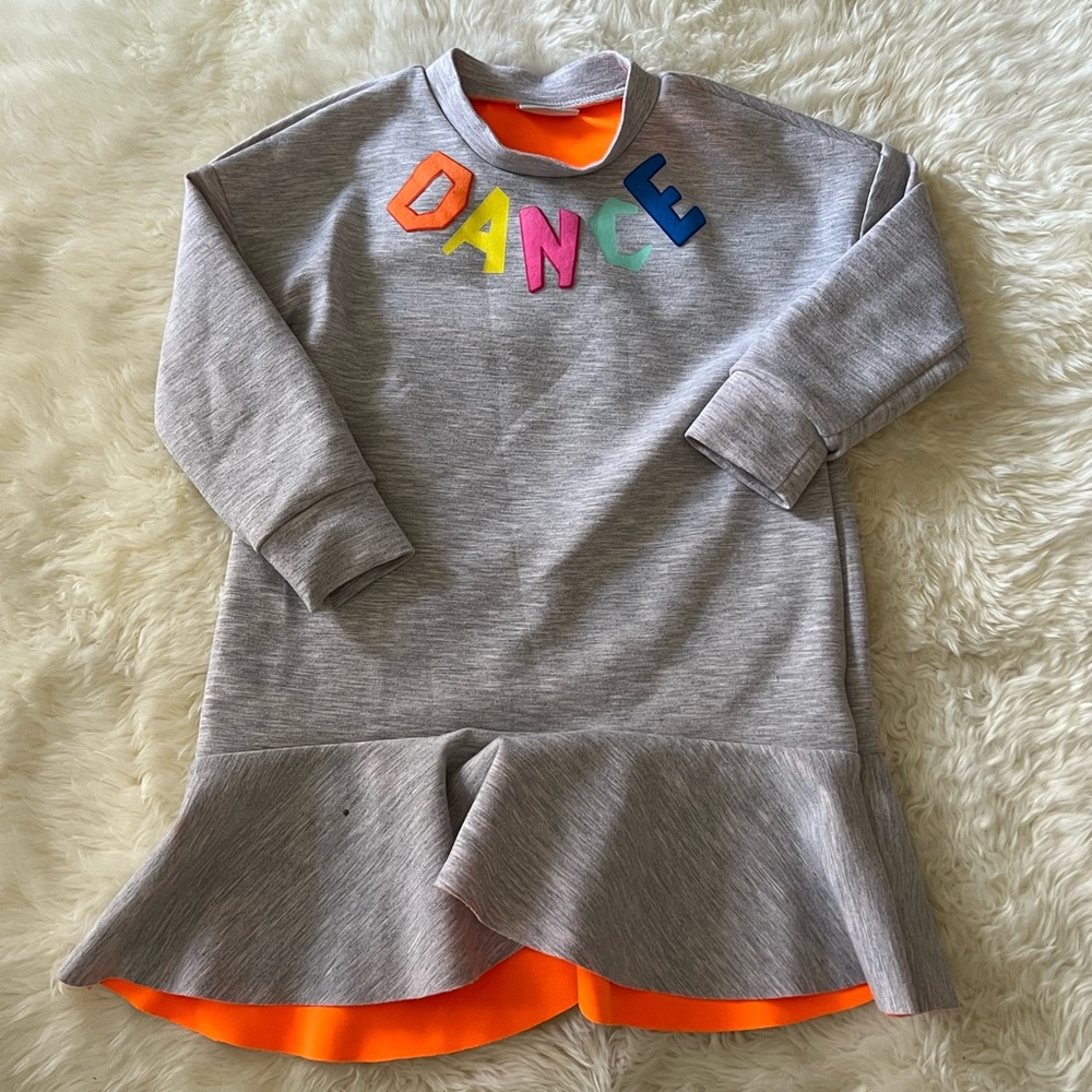 'Dance' Long Sleeve Dress/Tunic 5-6T
